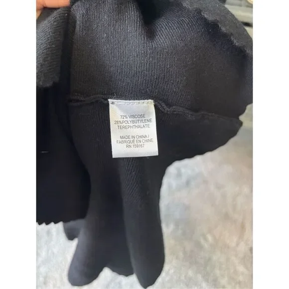 NWOT Milly Minis black knit flounce dress, Sz 10 , $225 B36 - Picture 7 of 7